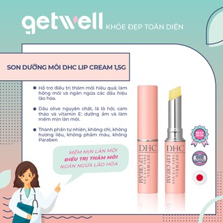 Son dưỡng môi DHC Lip Cream 1,5g