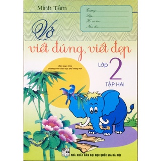 Sách - Vở viết đúng,viết đẹp lớp 2 tập 2