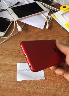 ỐP DẺO  NHUNG ĐỎ IPHONE 6/6s ( ảnh thật tại shop )