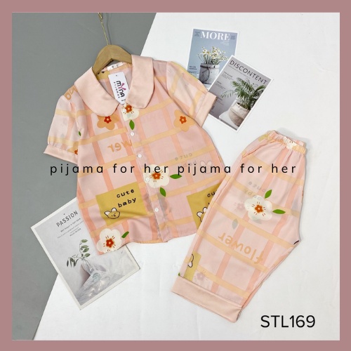 Đồ Bộ Pijama LụaBộ Lụa Pizama Áo Cộc-Quần NgốChất Liệu Lụa Satin Cao Cấp Mát Lịm( có đôi mẹ và bé)