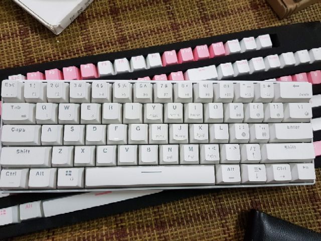 Bàn phím cơ bluetooth Rk61 led RGB ver 3.0 | 3 chế độ kết nối | Phiên bản 2021 | BigBuy360 - bigbuy360.vn