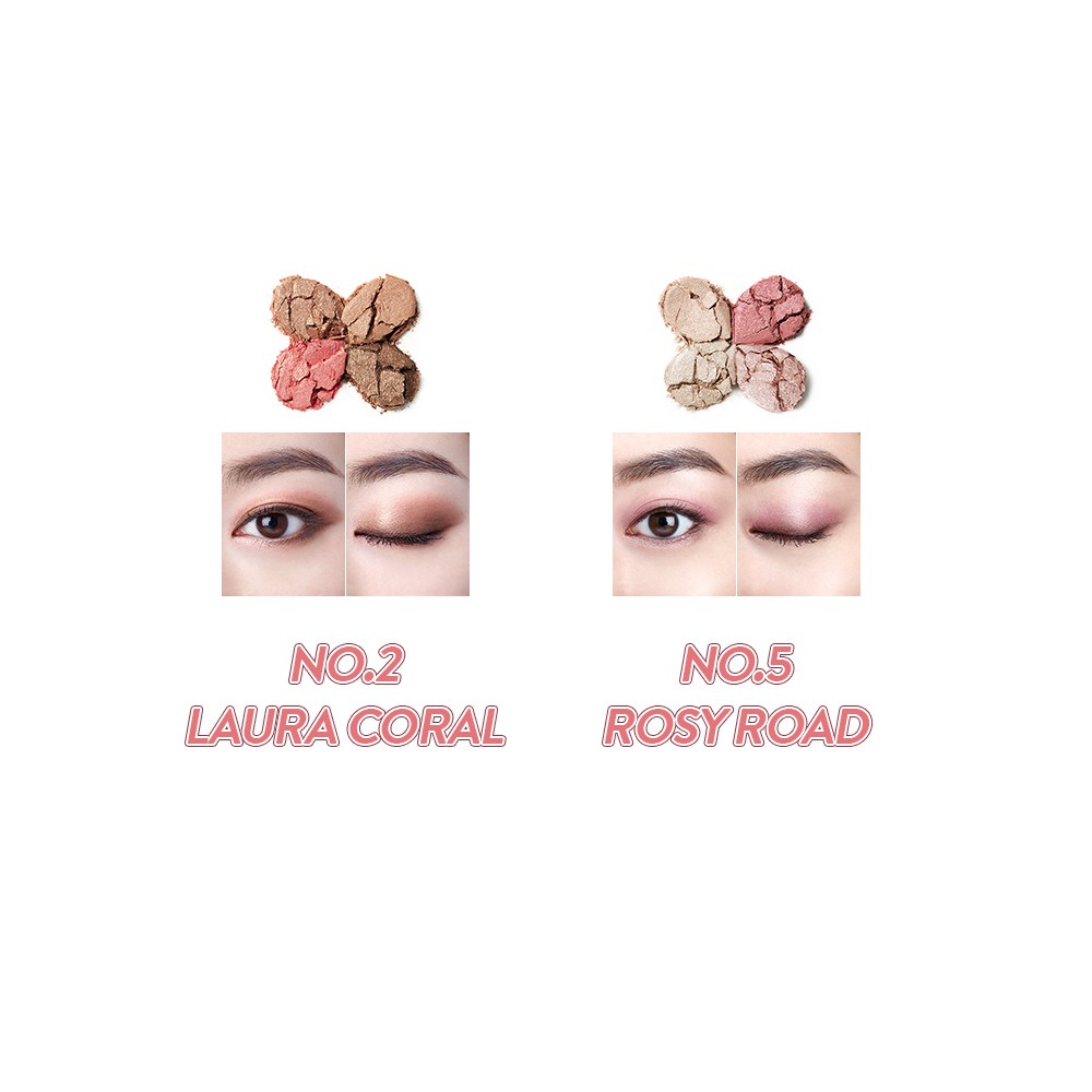 Phấn mắt phiên bản mới Mamonde Flower Pop Eyebrick 2,3gx4 | BigBuy360 - bigbuy360.vn