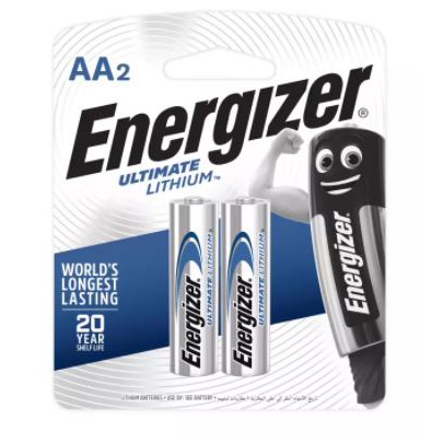 Pin AA Energizer Ultimate Lithium L91 - Vỉ 2 viên