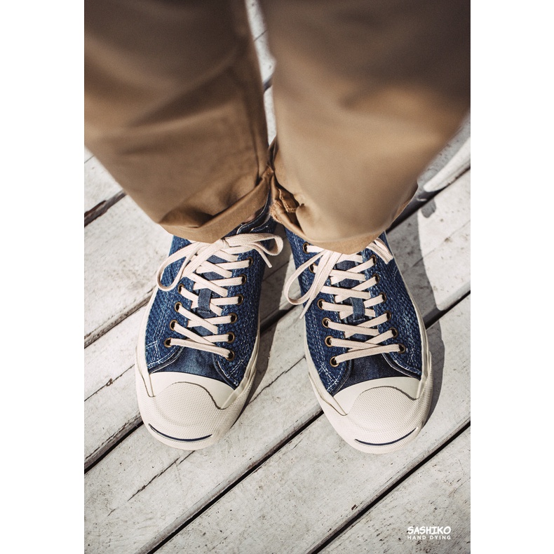 Giày thể thao denim Maden thêu họa tiết cổ điển phiên bản giới hạn thời trang mùa hè 2022 dễ phối đồ cho nam