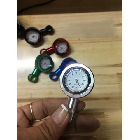 ĐỒNG HỒ + ỐC CHÂN KIẾNG NHIỀU MÀU GẮN CHO CÁC LOẠI XE