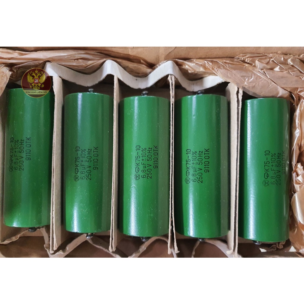Tụ dầu Nga 6,8uf 250v