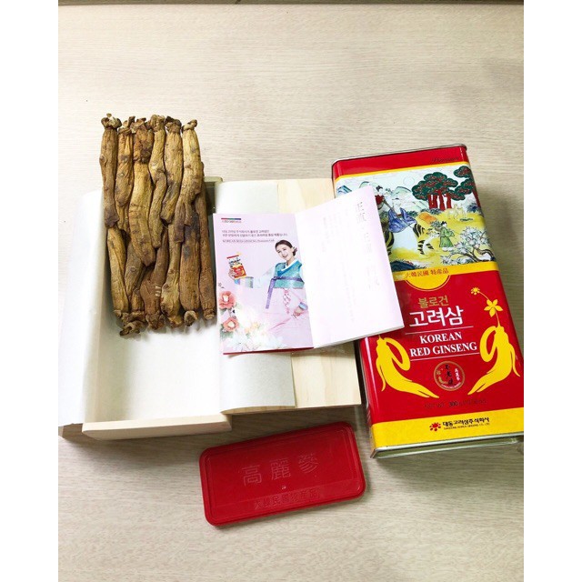 Hồng Sâm Khô Hộp Sắt, Sâm Củ Khô Hộp Thiếc Bio Hàn Quốc | BigBuy360 - bigbuy360.vn