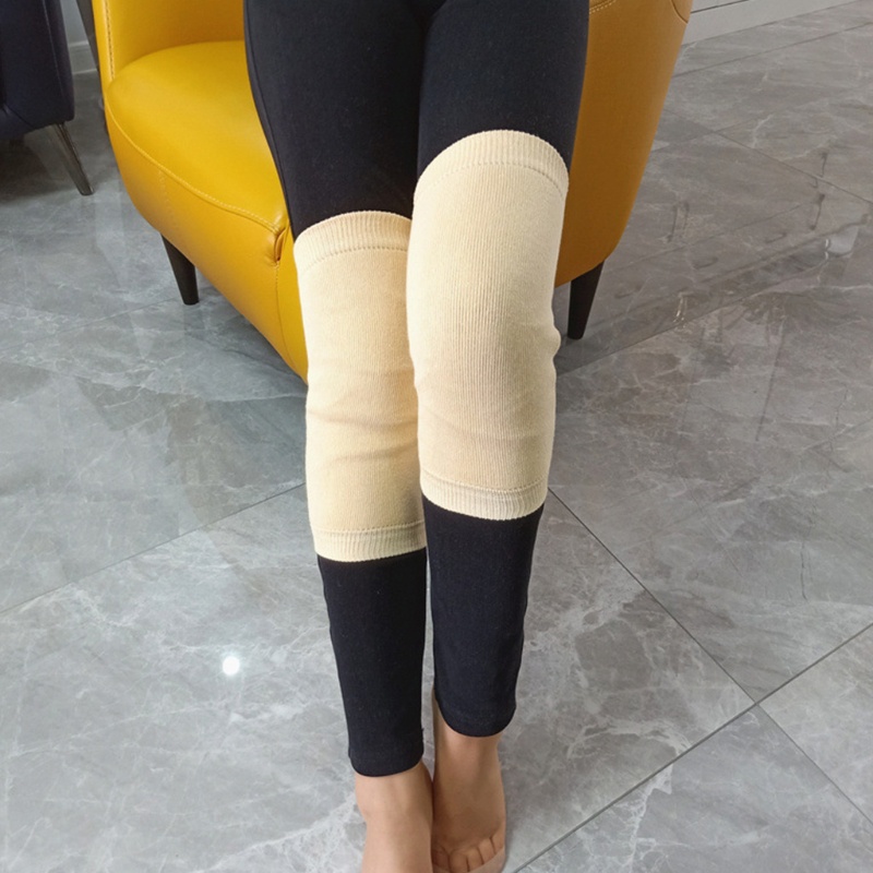 Găng Đeo Bảo Vệ Đầu Gối Dày Dặn Giữ Ấm Chống Gió Giảm Đau Dành Cho Nam Nữ Vào Mùa Đông