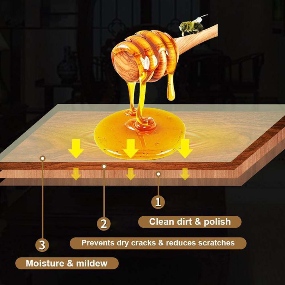 Dung Dịch Sáp Ong Nguyên Chất 100% Làm Sạch Đồ Gỗ / Đồ Nội Thất Chống Thấm Nước / Mài Mòn