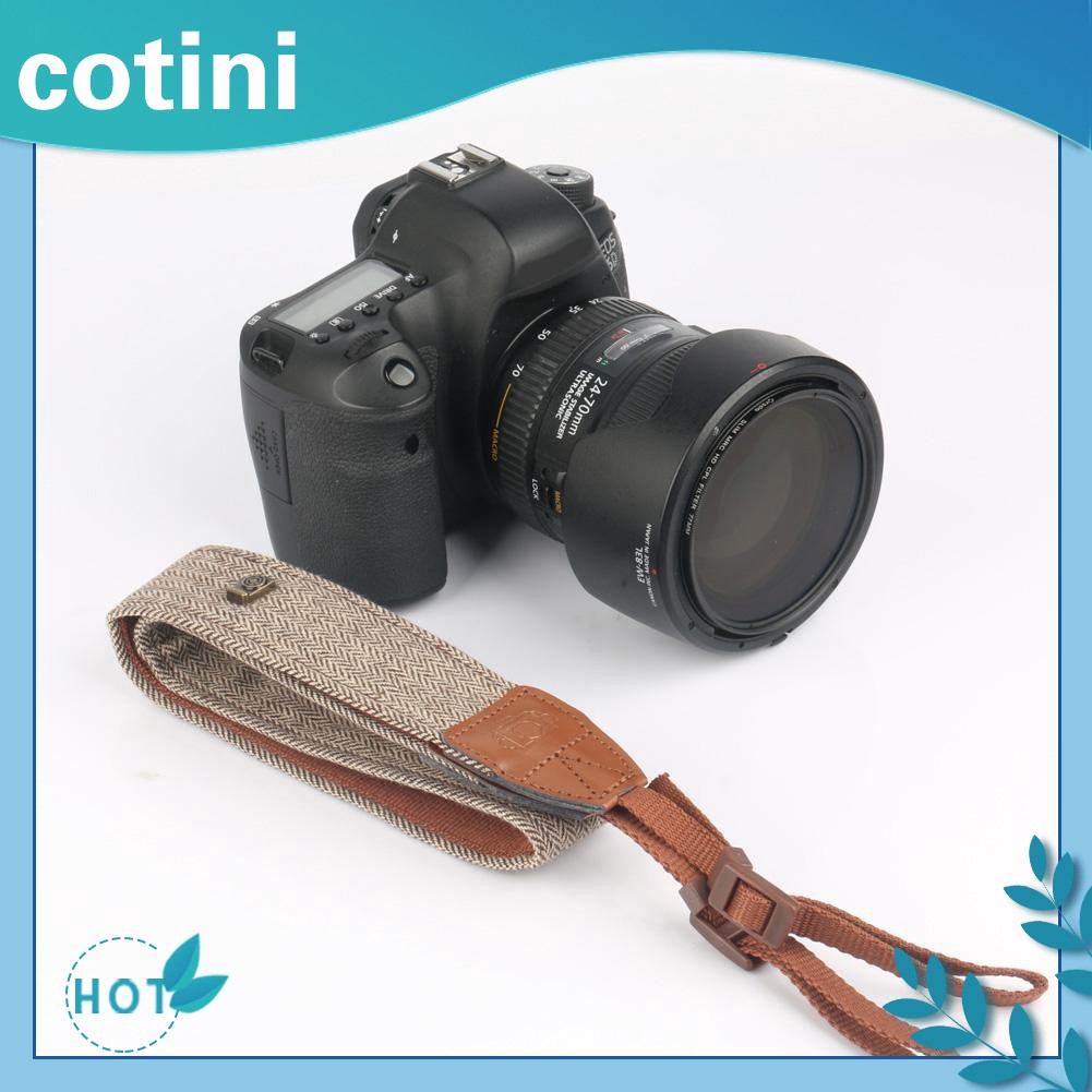 [Chất lượng cao] Camera đeo vai cổ đeo dây đeo cổ điển cho Sony Canon Canon Olympus DSLR