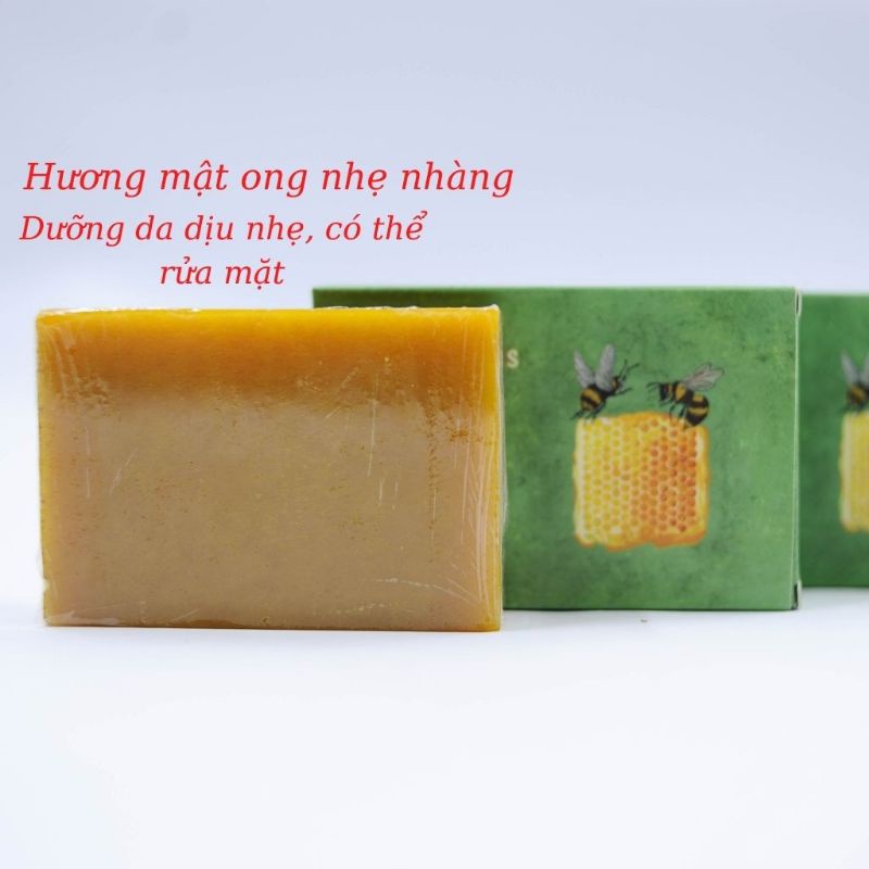 COMBO 3 bánh xà bông, xà phòng thảo dược Sinh Dược MƯỚP ĐẮNG- SẢ CHANH- MẬT ONG