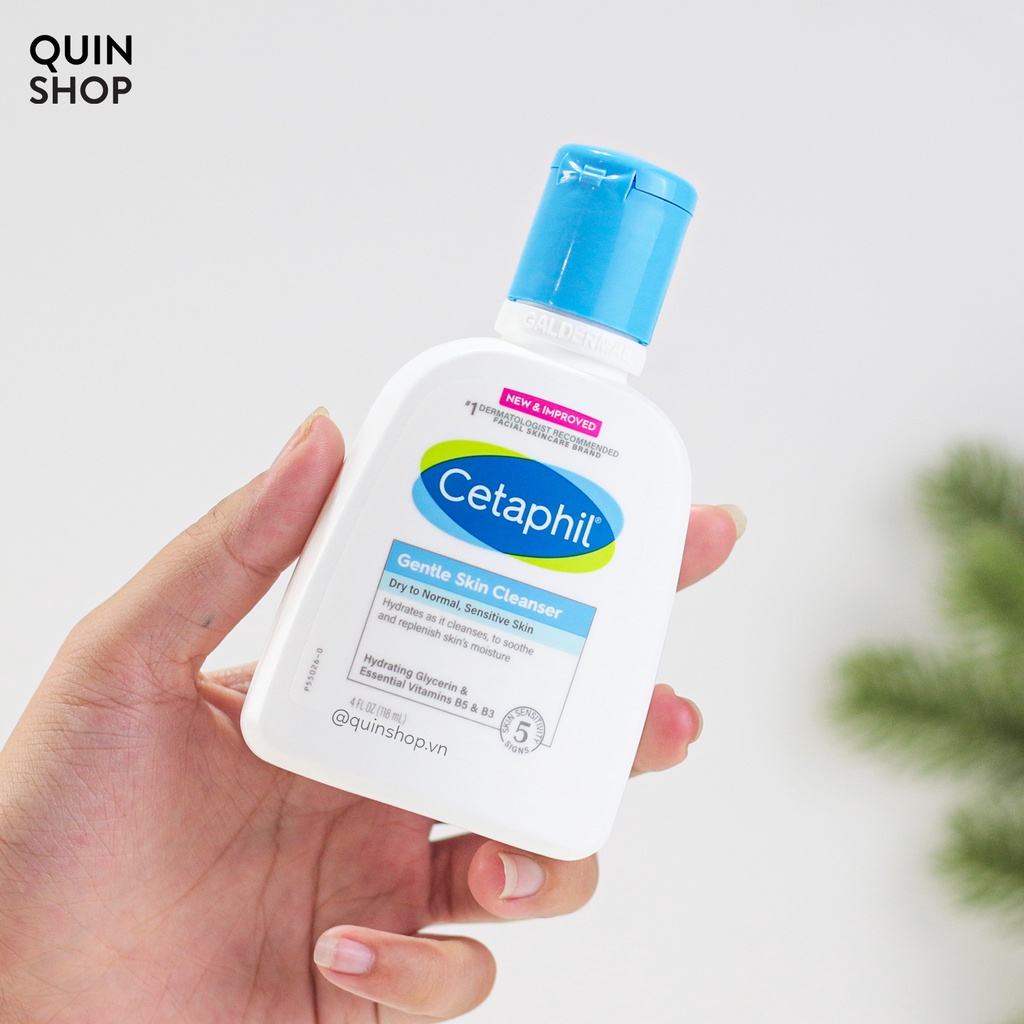 Sữa Rửa Mặt Cho Da Mụn, Nhạy Cảm Cetaphil Gentle Cleanser