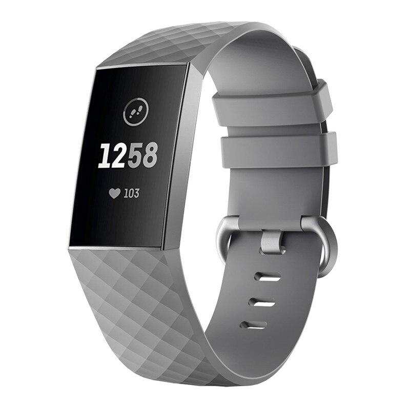 Dây Đeo Thay Thế Chất Liệu Silicon Thiết Kế Nhiều Lỗ Thời Trang Cho Fitbit Charge 4 3