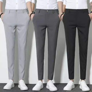Quần tây nam ống côn dáng body vải co giãn cao cấp công sở đi học đi tiệc đi chơi
