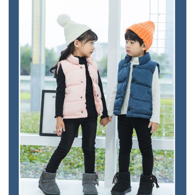 Áo gile phao cho bé