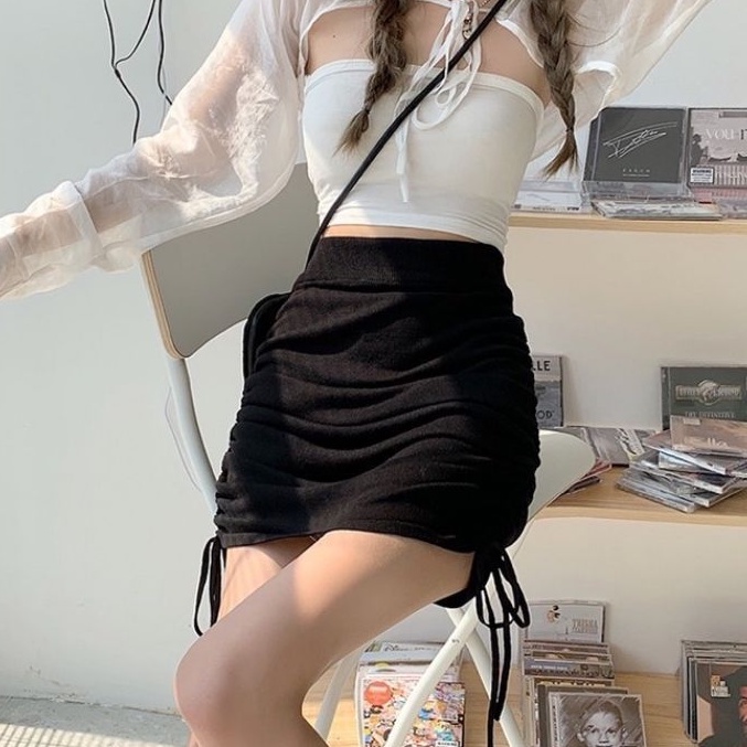 Chân váy rút 2 bên ôm body siêu tôn dáng (PC)