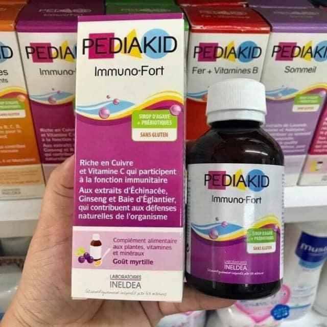 Siro Ho - Siro Tăng Sức Đề Kháng Cho Trẻ Nhỏ Pediakid Immuno Fort 125ml, Tăng Cường Sức Đề Kháng, Giúp Trẻ Ăn Ngon