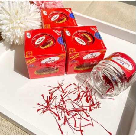 Nhuỵ Hoa Nghệ Tây Saffron 1gr  - Lọ đủ 1Gr