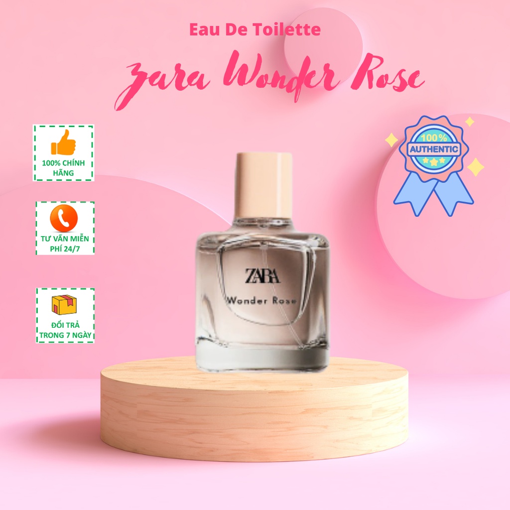 Nước hoa Zara Wonderose EDT 5ml, 10ml, 20ml