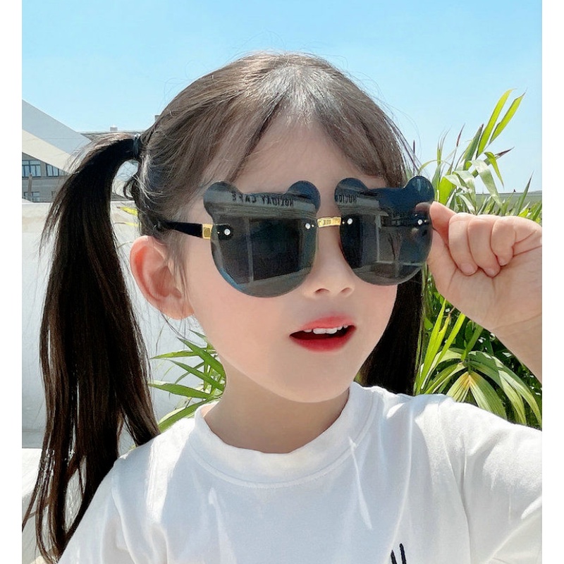 (AIMURUSI) COD Kính Chống Tia UV Hình Gấu Dễ Thương Cho Bé