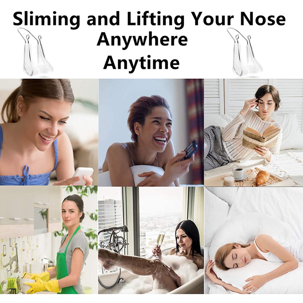 [Hàng mới về] Kẹp nâng mũi chất liệu silicon mềm an toàn cho nam và nữ