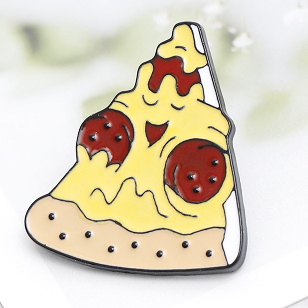 YOML✔Fashion Women Pizza Hamburg Donut Enamel Badge Brooch Pin Clothes Jewelry Decor