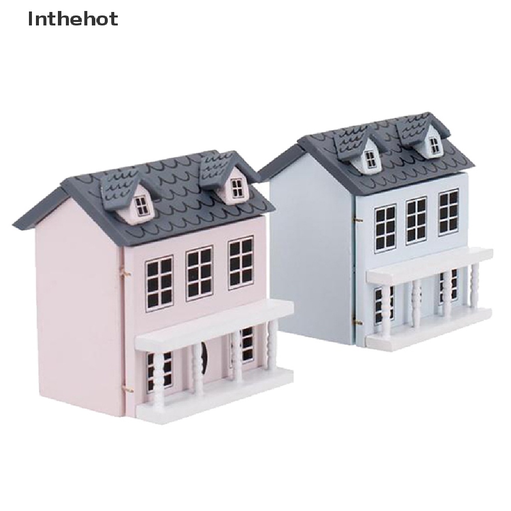 Mô Hình Ngôi Nhà Búp Bê Bằng Gỗ Dễ Thương Xinh Xắn