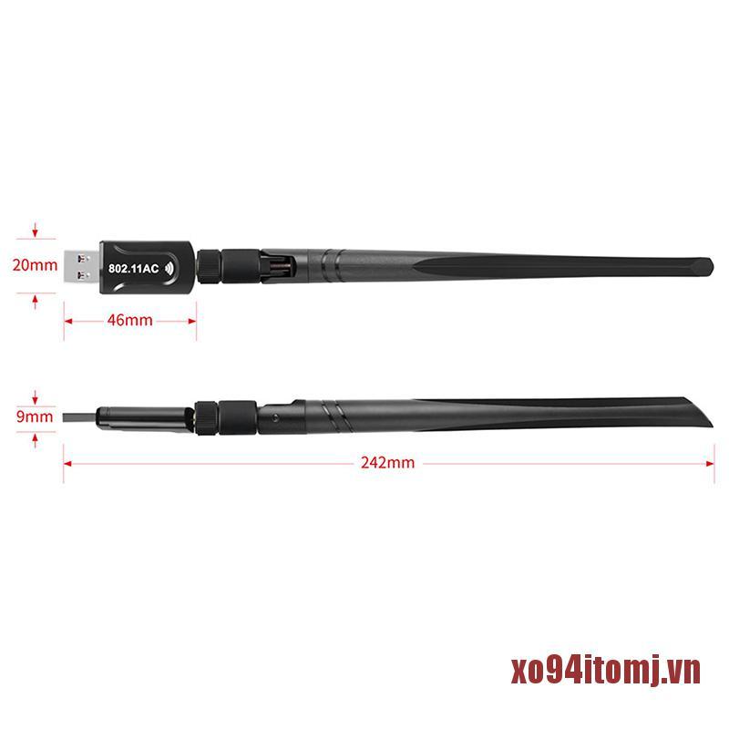 Usb Wifi Xmj 1200mbps 2.4g / 5g Antenna 802.11 | BigBuy360 - bigbuy360.vn