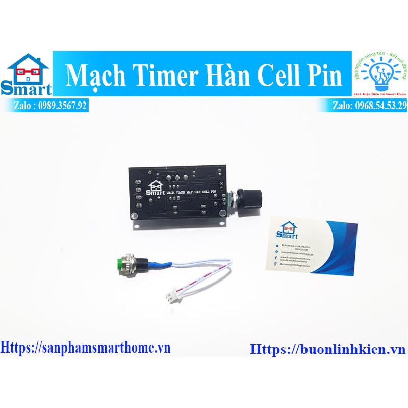 Mạch timer hàn cellpin