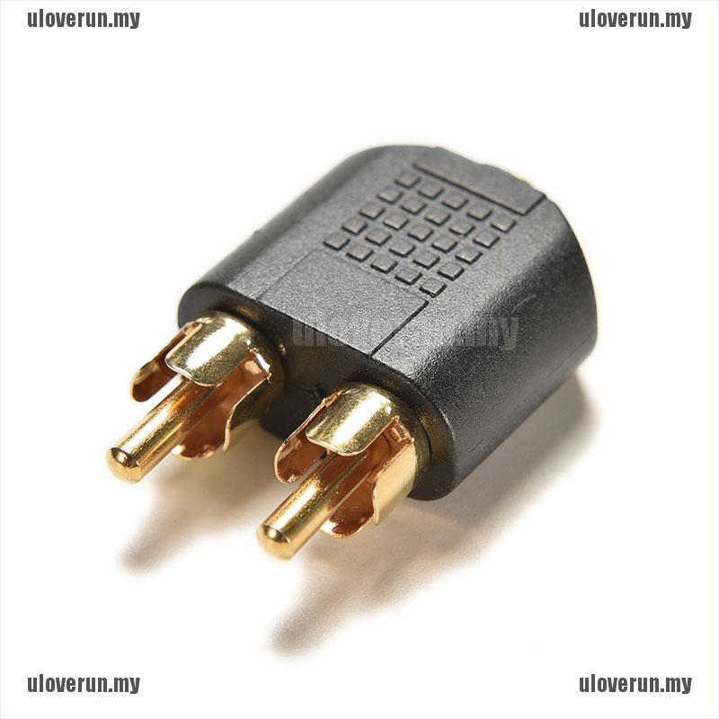 Giắc Cắm Âm Thanh 3.5mm Mạ Vàng Sang 2 Rca Chuyên Dụng | BigBuy360 - bigbuy360.vn