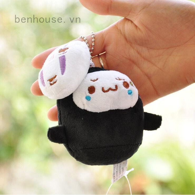 Móc khóa hình vô diện nhồi bông dễ thương