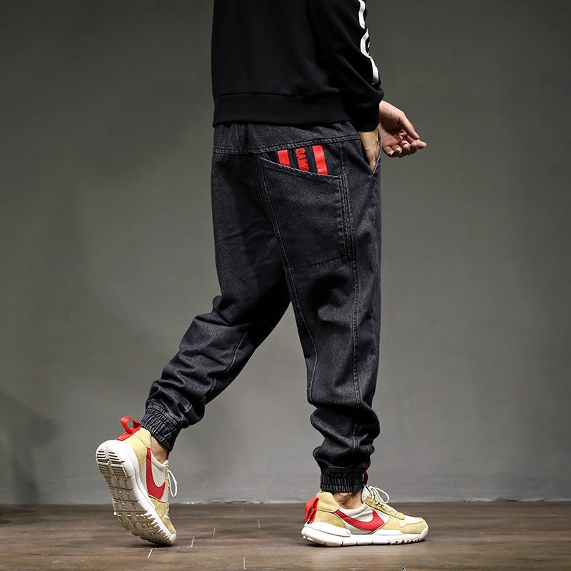 Quần Jeans Rút Dây Form Rộng Size Lớn S-5Xl Phong Cách Hàn Quốc Cho Nam 6 Kiểu
