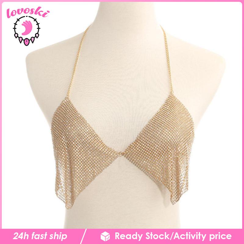 Bộ Bikini Đính Đá Quyến Rũ Thời Trang Cho Nữ