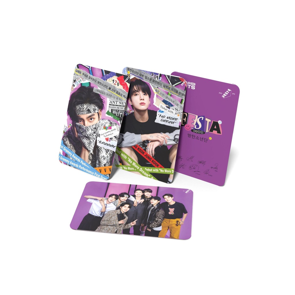 BTS 9º Aniversário Photocard Álbum &quot;Proof&quot; Periférico Photo Card Foto do Grupo LOMO Card