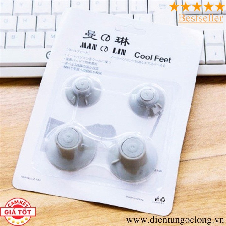 Bộ 4 Nút Đế Tản Nhiệt Laptop Cool Feet Công Nghệ Hàn Quốc