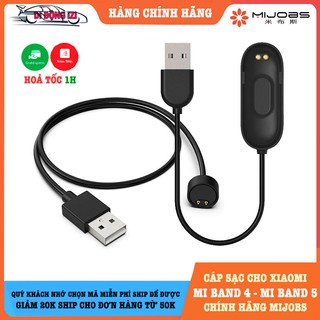 Dây Cáp Sạc Xiaomi Mi Band 6/5/4/3 - Mijobs Chính Hãng - Sạc Chuyên Dụng, Chất Lượng Cao