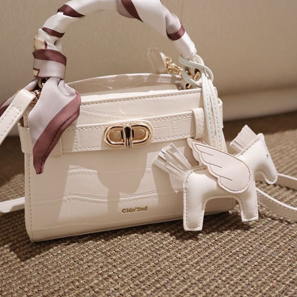 Nanfeng chio2nd Túi Đeo Chéo Kelly Kết Cấu Cao Cấp Thời Trang Mùa Hè Kiểu Mới Dành Cho Nữ