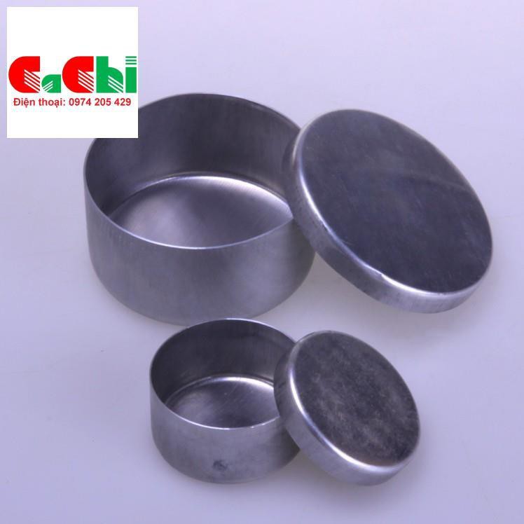 Hộp nhôm xác định độ ẩm mẫu đất, quặng, vật liệu