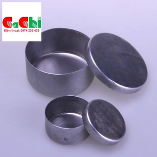 Hộp nhôm xác định độ ẩm mẫu đất, quặng, vật liệu