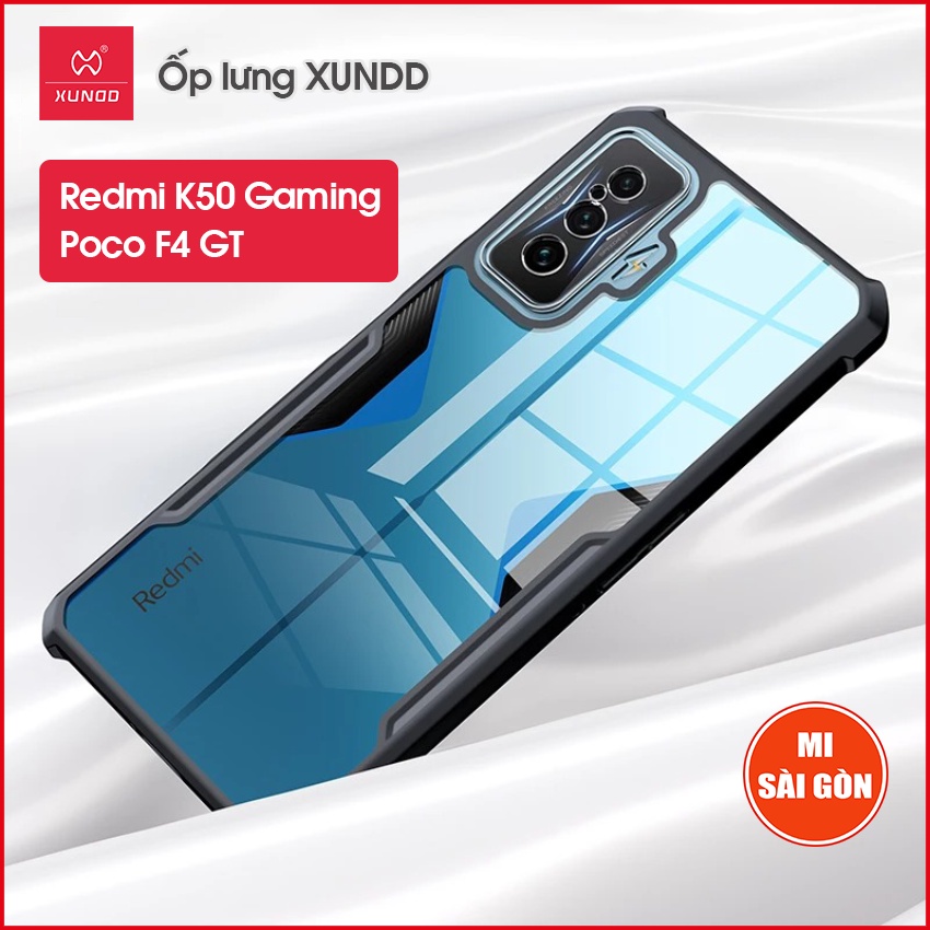 Ốp lưng XUNDD Redmi K50 Gaming / Poco F4 GT - Chống sốc, Mặt lưng trong, Viền TPU