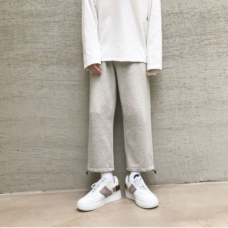 Quần jogger ống suông phong cách thời trang hip hop đường phố cá tính dành cho nam