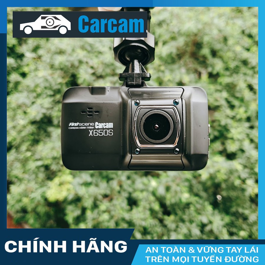 Camera hành trình ô tô CARCAM X650S + thẻ nhớ 32GB Class 10