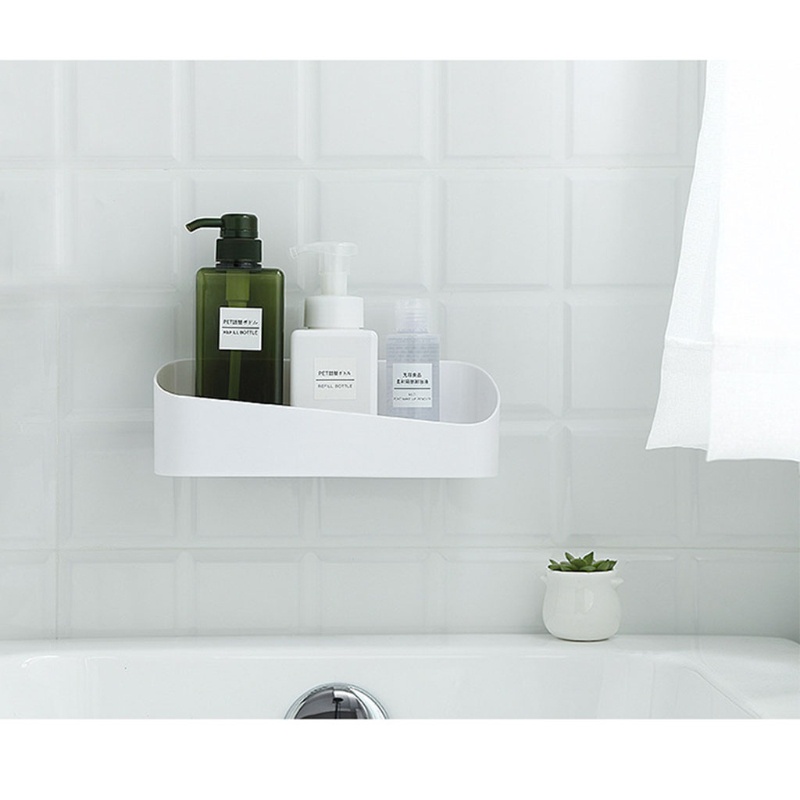 Khay Đựng Đồ Dùng Nhà Tắm Dán Tường Không Cần Khoan Tiện Dụng