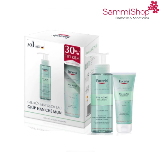 COMBO dành cho da mụn Eucerin Pro Acne Solution