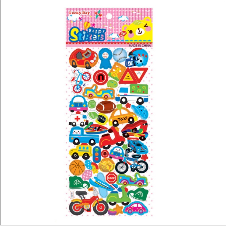 Bộ 40-60 miếng dán sticker nhiều màu sắc ngộ ngĩnh đáng yêu cho bé Goodbabyvn
