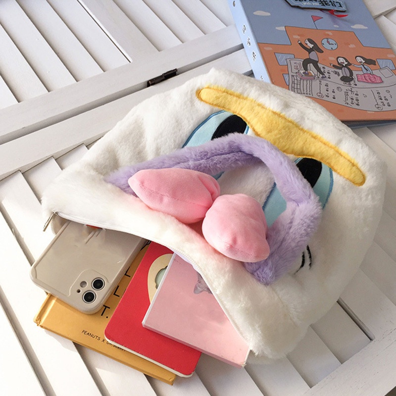 Túi Xách Tay Bằng Vải Bông Cỡ Lớn Họa Tiết Thú Hoạt Hình Dễ Thương Cho Nữ