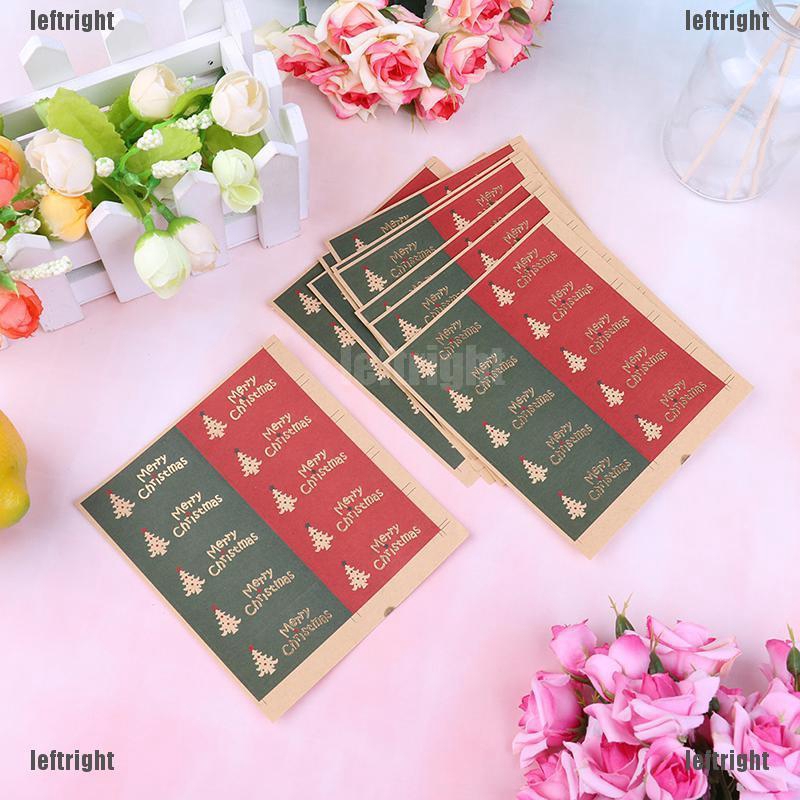 Bộ 100 Miếng Dán Trang Trí Cây Thông Giáng Sinh