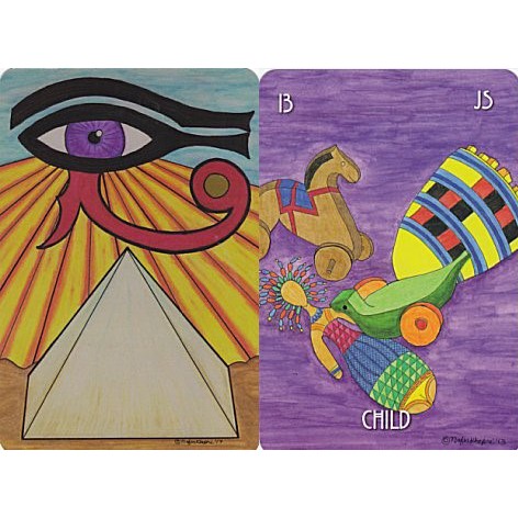 Bộ Bài Egyptian Lenormand (Mystic House Tarot Shop) - Bài Gốc Authentic Chính Hãng 100%
