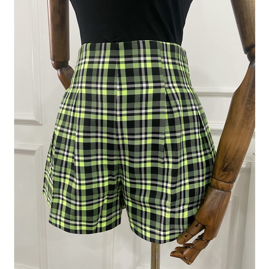 Quần short nữ họa tiết kẻ caro cá tính, năng động , thiết kế cao cấp TK Fashion - QSK211.21