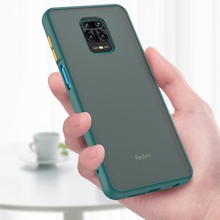 Ốp điện thoại nhám phối màu cho Xiaomi Poco X3 / Xiaomi Note 10 Lite / Redmi Note 9 / Redmi Note 9s / Redmi Note 9 Pro